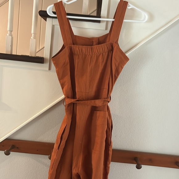 Everlane Linen Button Down Jumpsuit‎ - Picture 4 of 5